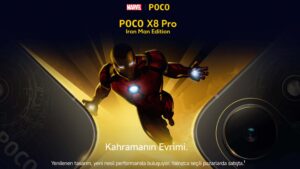 POCO X8 Pro Iron Man Edition da Türkiye'de satılabilir