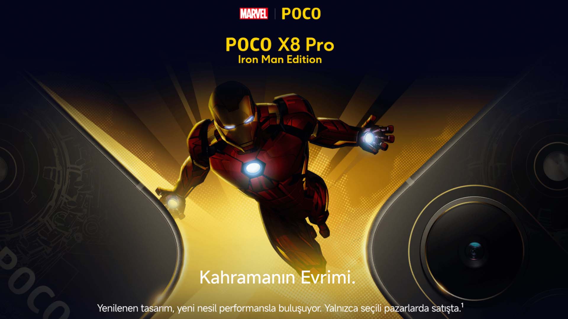 POCO X8 Pro Iron Man Edition da Türkiye’de satılabilir