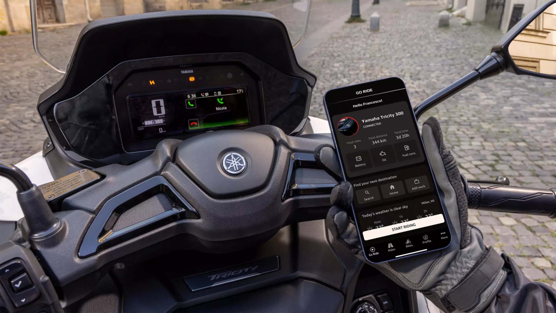 Yamaha, hava yastığına sahip dünyanın ilk scooter modelini tanıttı