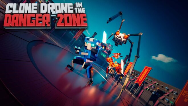 Clone Drone içinde the Danger Zone Epic Games Store