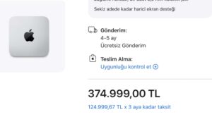 Mac mini ve Mac Studio'nun gönderim süreleri oldukça uzandı