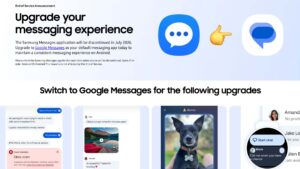 Samsung Mesajlar uygulaması yakında hizmetten kaldırılacak