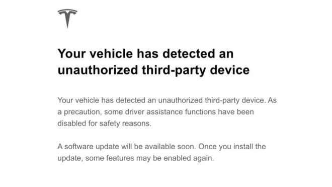 Tesla, FSD'yi üçüncü parti araçlarla desteklenmeyen ülkelerde aktif eden sürücülere uzaktan müdahale etti