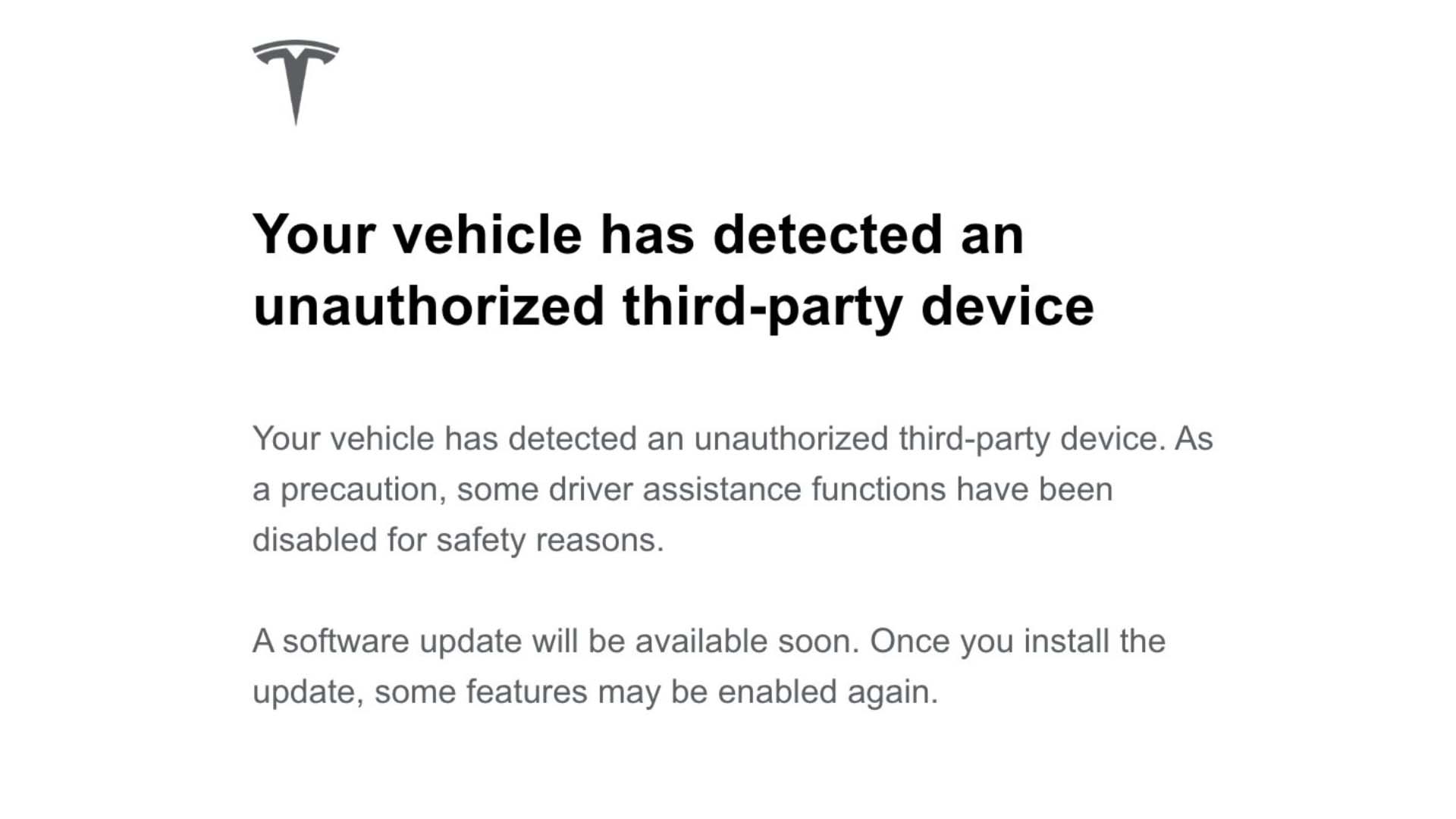 Tesla, FSD’yi üçüncü parti araçlarla desteklenmeyen ülkelerde aktif eden sürücülere uzaktan müdahale etti