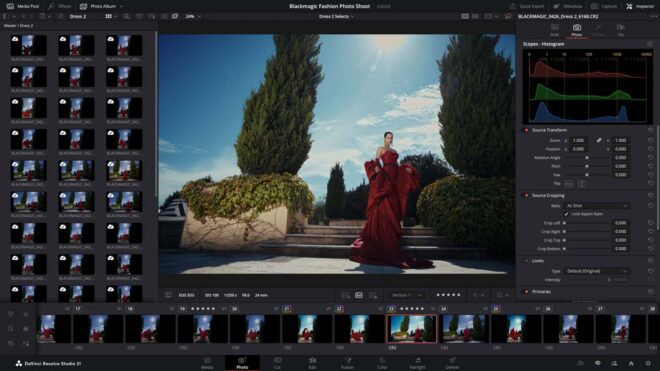DaVinci Resolve 21,