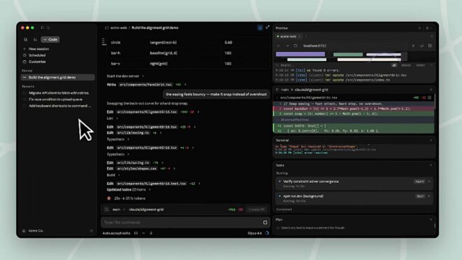 Claude Code'un masaüstü sürümü yeniden tasarlandı ve hizmete yeni "Routines" özelliği eklendi