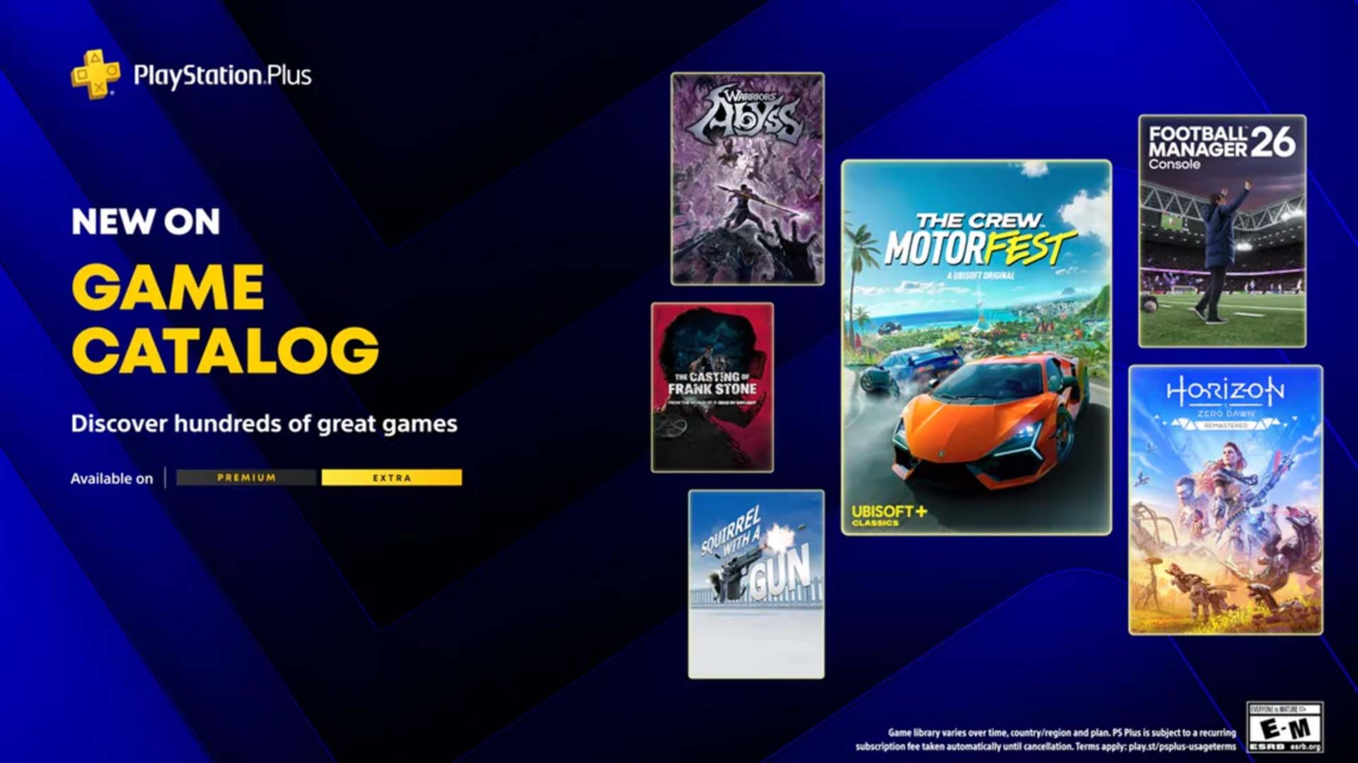 Yeni PlayStation Plus Extra ve Premium oyunları açıklandı [15 Nisan]