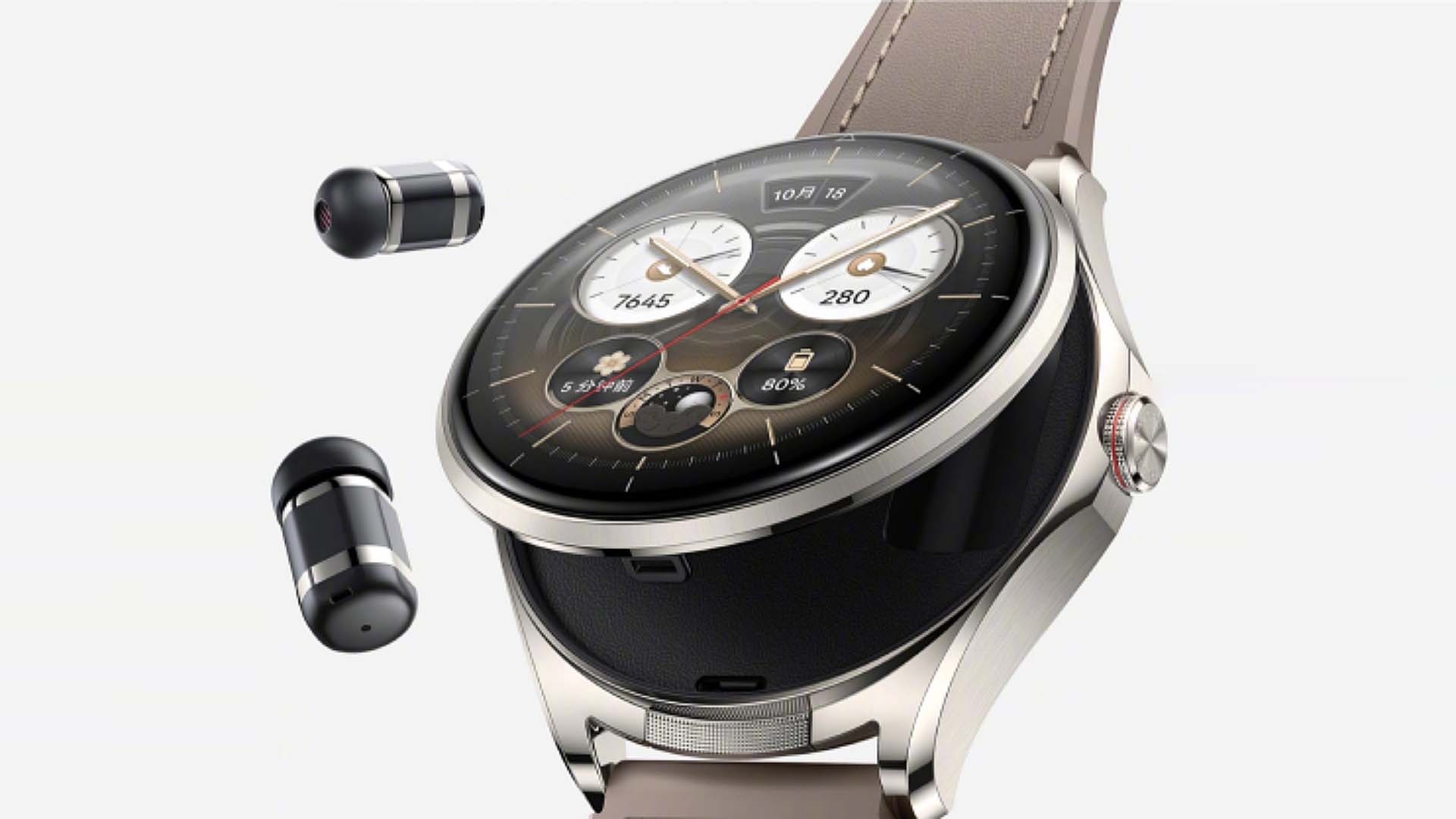 Bünyesinde kablosuz kulaklıklar yer alan akıllı saat Huawei Watch Buds’ın yenisi geliyor.