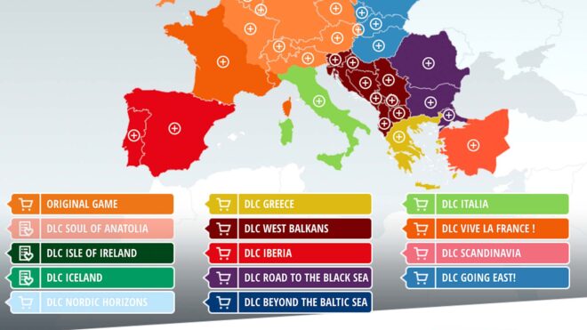 Euro Truck Simulator 2 için çıkacak Türkiye DLC'sinin kapsadığı alan gösterildi