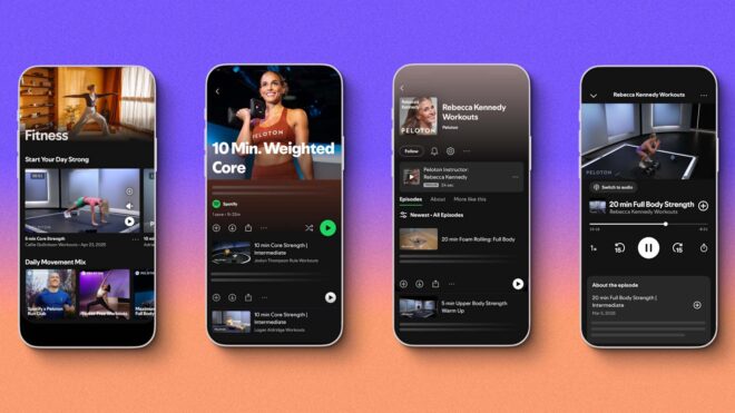 Spotify artık özel fitness içeriklerine de ev sahipliği yapıyor