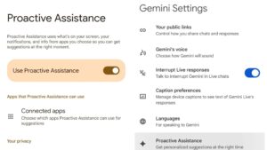 Google, Gemini uygulamasında "proaktif yardım" sunacak