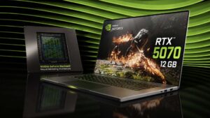 Nvidia, dizüstüler için 12 GB VRAM'e sahip yeni RTX 5070 ekran kartını tanıttı