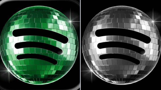 Spotify, iOS uygulaması için disko topu şeklinde logolar hazırladı