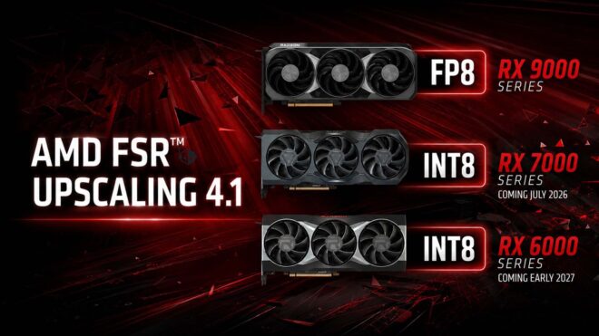 FSR 4.1 teknolojisi resmi olarak Radeon RX 7000 ve RX 6000 serisi ekran kartlarına da gelecek