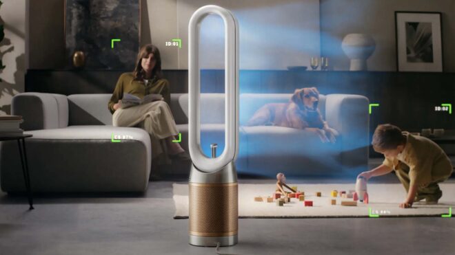 Dyson, yeni hava temizleyicisinde kişi takibi için bir kamera sistemi kullanıyor