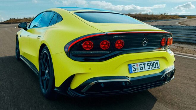 1.153 beygirlik elektrikli Mercedes-AMG GT 4-Door Coupé, sahte V8 sesiyle geliyor [Video]