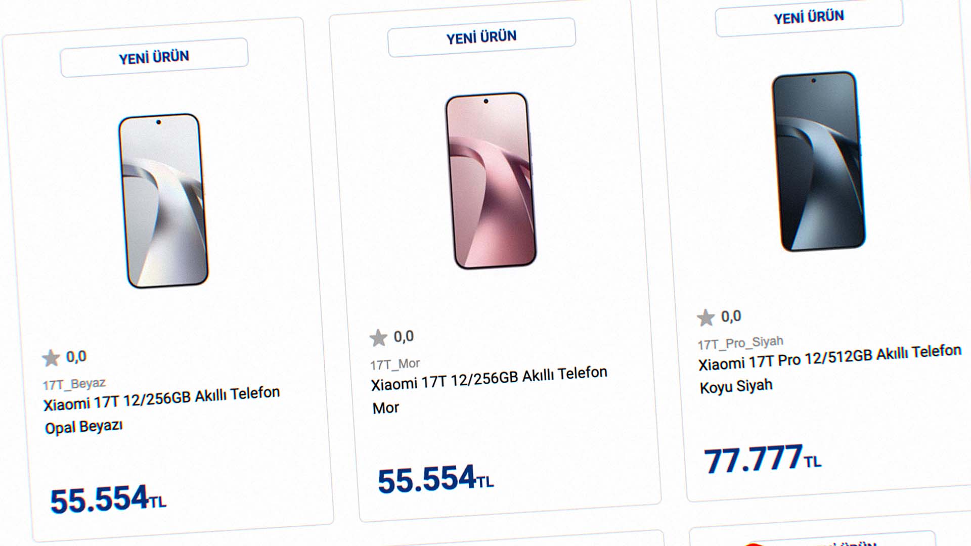 Xiaomi 17T Pro Pricing and Xiaomi 17 Max Specifications Revealed