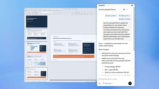 Excel sonrasında PowerPoint için de ChatGPT entegrasyonu geldi