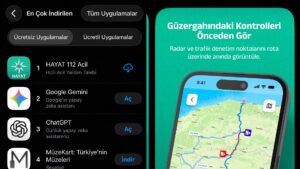 Radar ve trafik denetim noktalarını da gösteren resmi HAYAT 112 Acil uygulaması, App Store'un en çok indirileni oldu