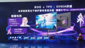 Evnia ve BOE, gerçek 1.000 Hz yenileme hızı sunan bir oyuncu monitörü tanıttı