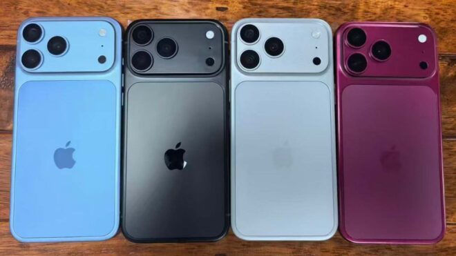 iPhone 18 Pro ve 18 Pro Max'in renkleri bunlar olabilir