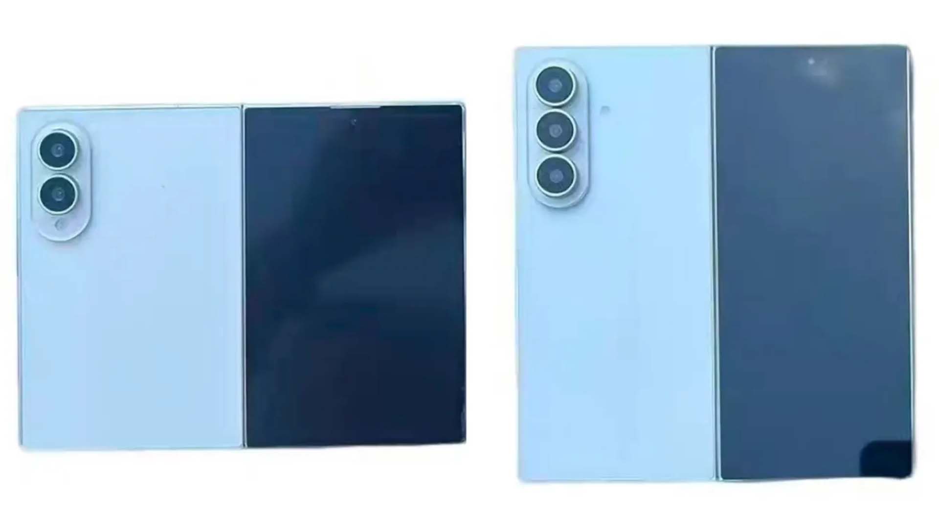 Samsung Galaxy Z Fold8 ve Fold8 Ultra maketleri yan yana