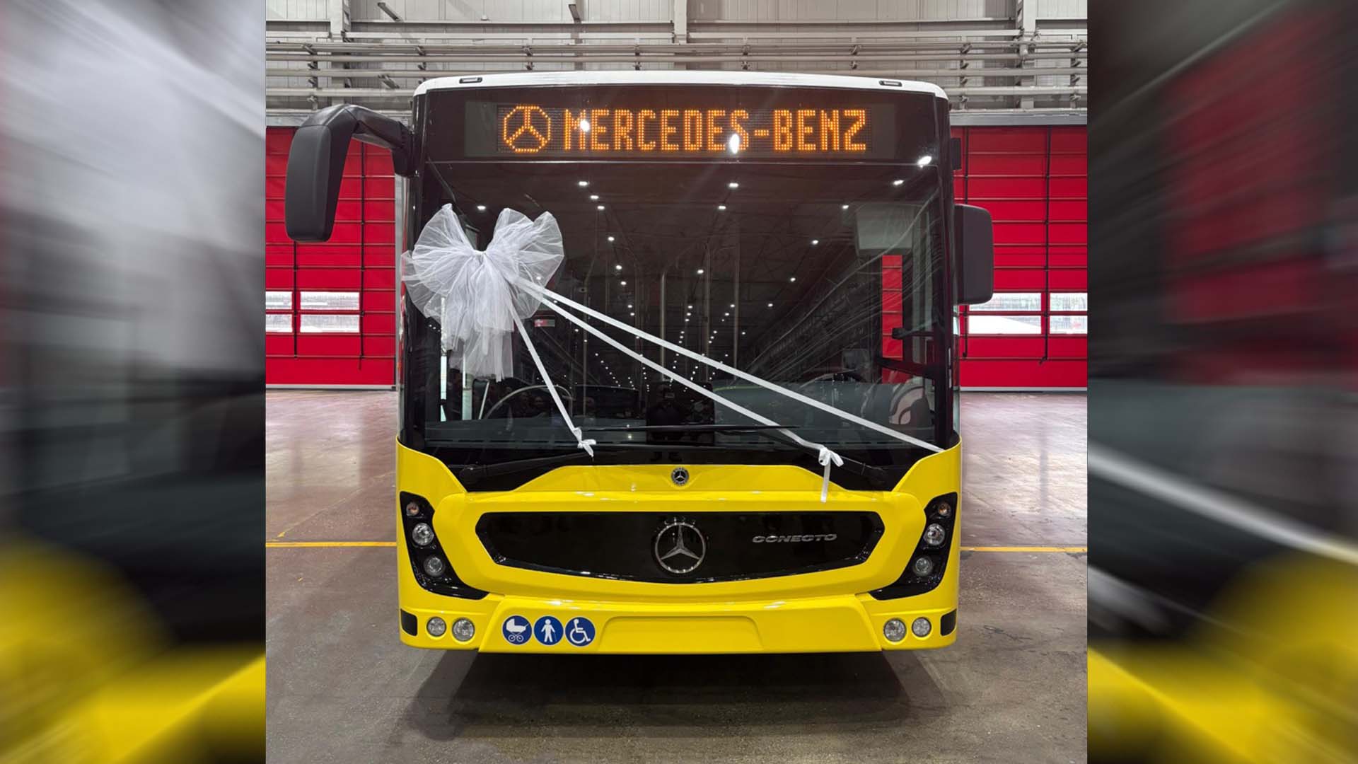 Otokar üretimi ilk Mercedes-Benz Conecto otobüs modeli banttan indirildi