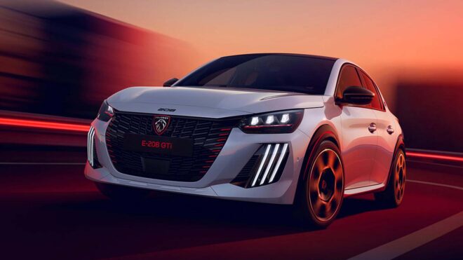 Elektrikli Peugeot E-208 GTI resmi olarak görücüye çıkarıldı