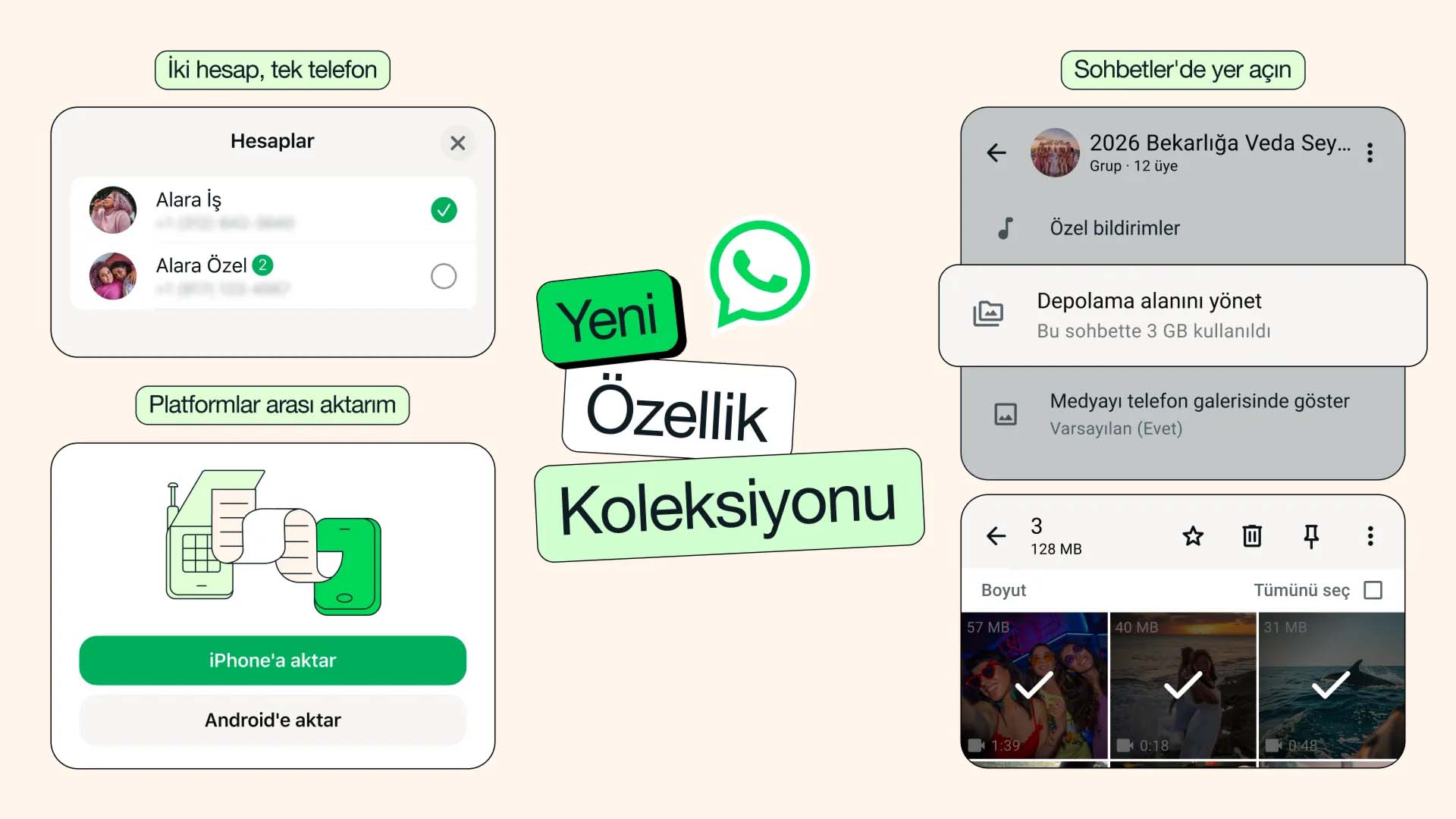 WhatsApp, iOS'ta tek telefonda iki hesap özelliğini tüm kullanıcılara sundu