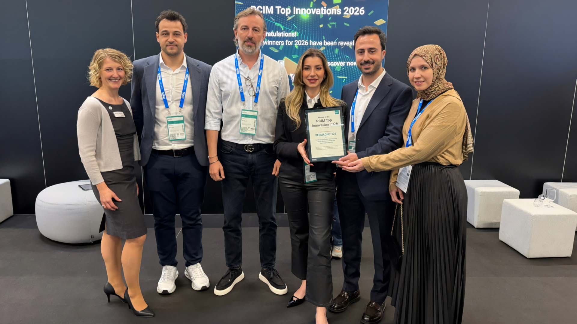 BeeMagnetics, PCIM Top Innovation 2026 ödülünü kazandı