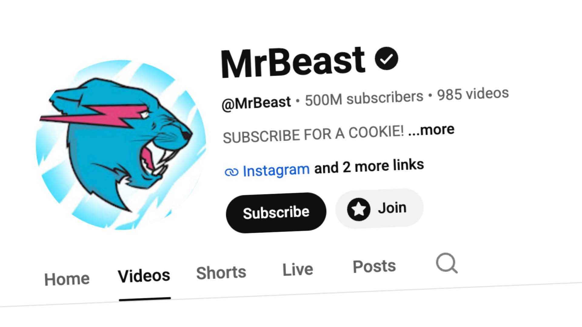 MrBeast, 500 milyon aboneye ulaşan ilk YouTuber oldu