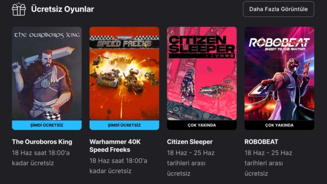 Epic Games Store iki yeni oyun hediye ediyor [15 Haziran]