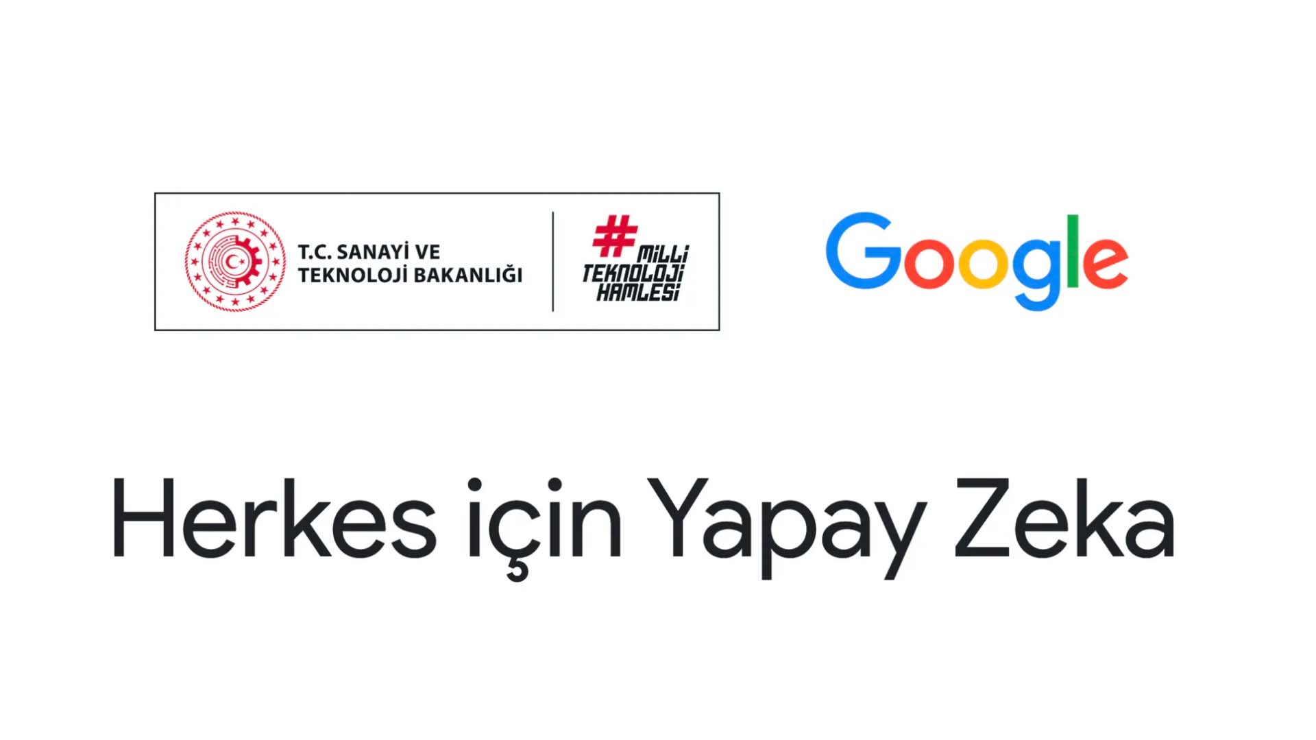 Google ve Sanayi ve Teknoloji Bakanlığı'ndan yapay zeka okuryazarlığı iş birliği