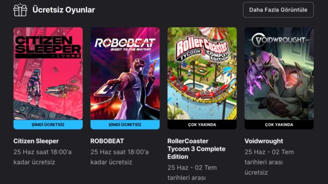 Epic Games Store iki yeni oyun hediye ediyor [19 Haziran]