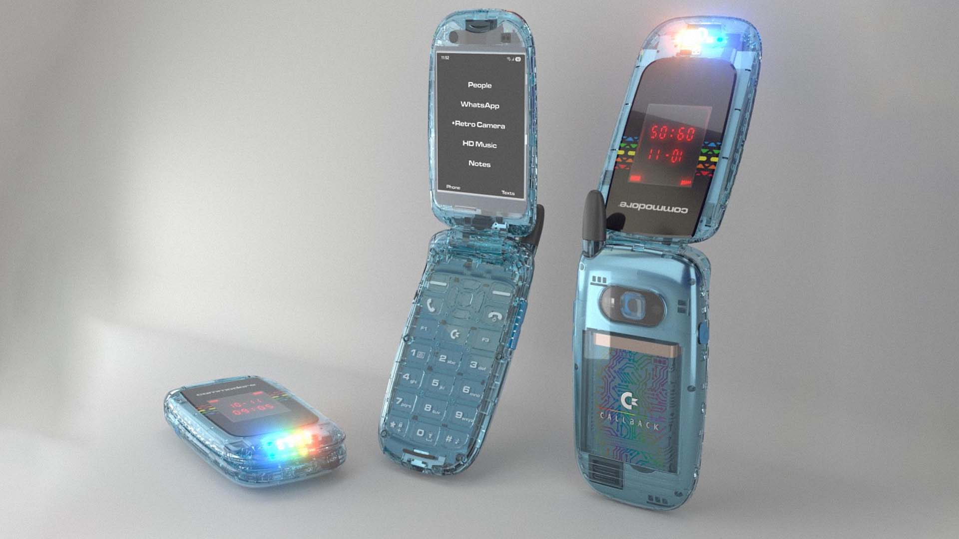 Commodore, kapaklı telefonu Callback 8020’yi tanıttı