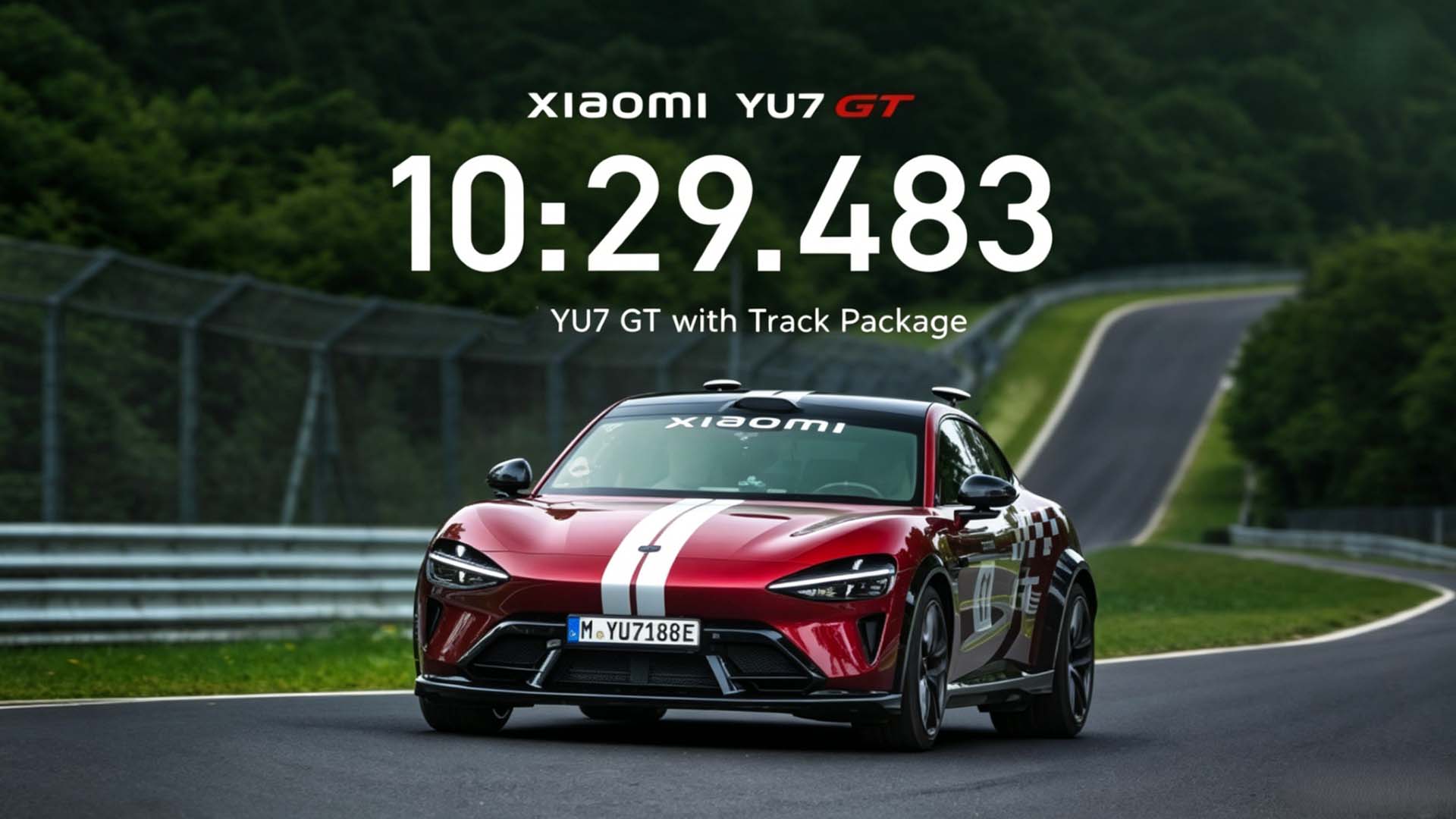 Xiaomi YU7 GT, Nürburgring'de ilk otonom tur derecesini elde etti