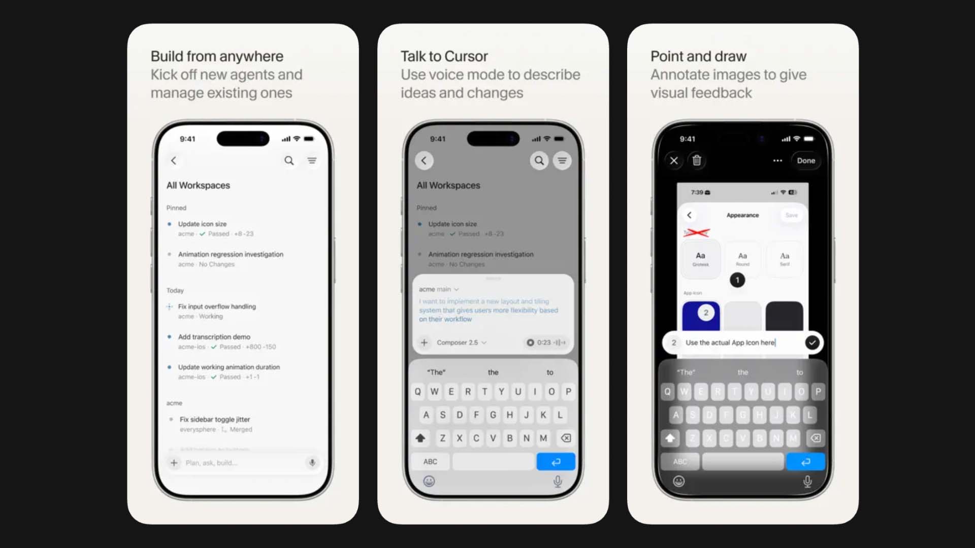Cursor, resmi iPhone uygulamasını yayınladı