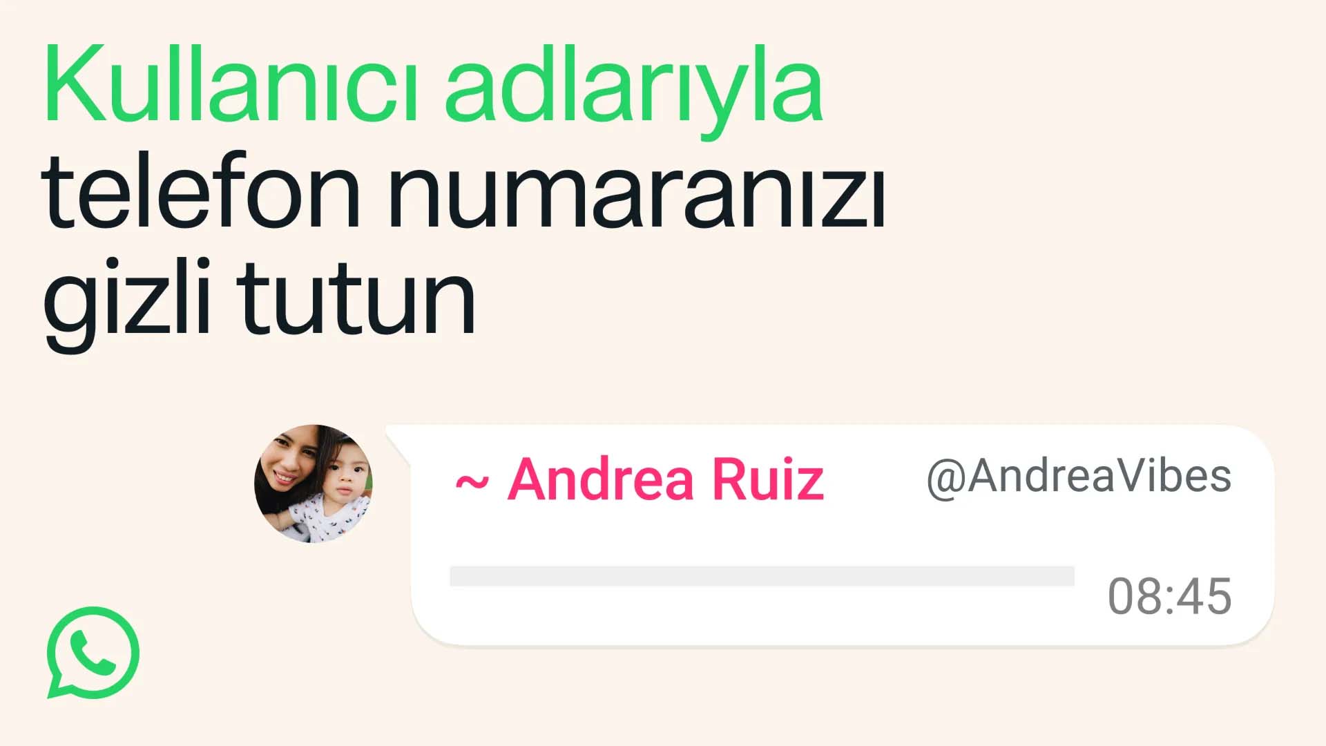 WhatsApp, kullanıcı adlarıyla telefon numarası gizleme özelliğini duyurdu