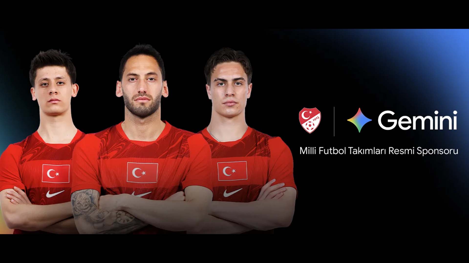 Google Gemini, Türkiye Milli Futbol Takımları’nın resmi sponsoru oldu