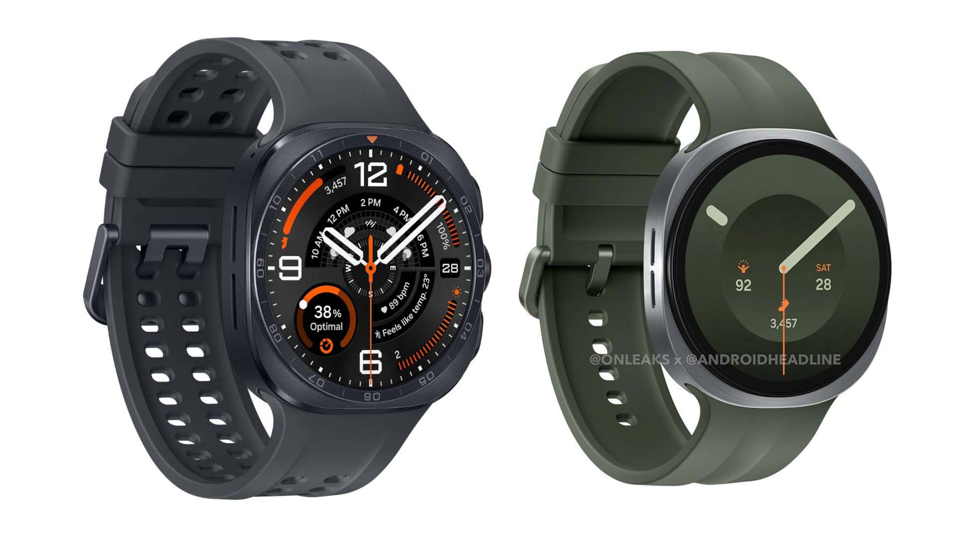 Samsung Galaxy Watch 9 ve Watch Ultra 2'nin yeni saat arayüzleri sızdırıldı