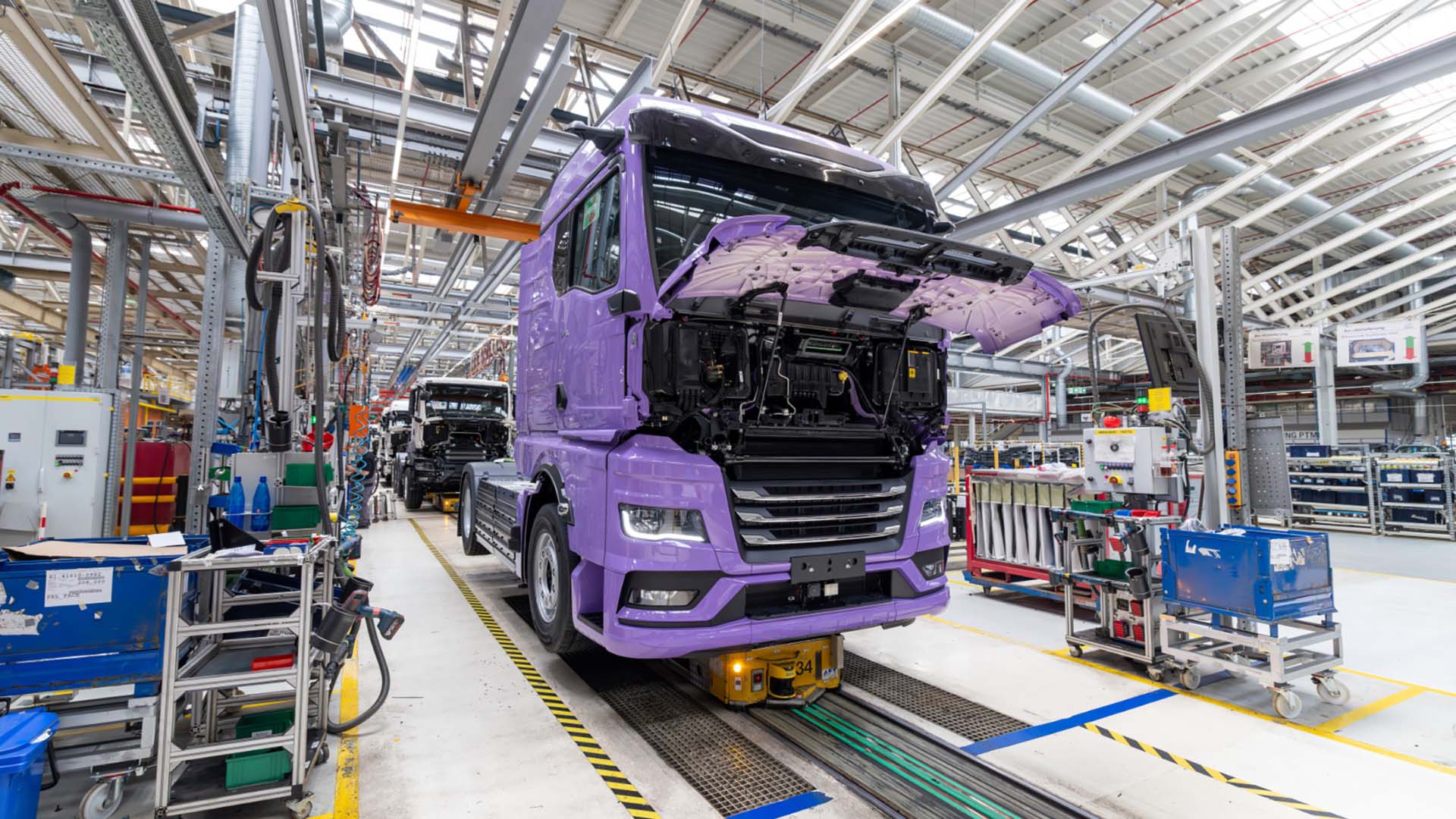 MAN Truck & Bus, bir yılda 1.300 elektrikli kamyon üretti