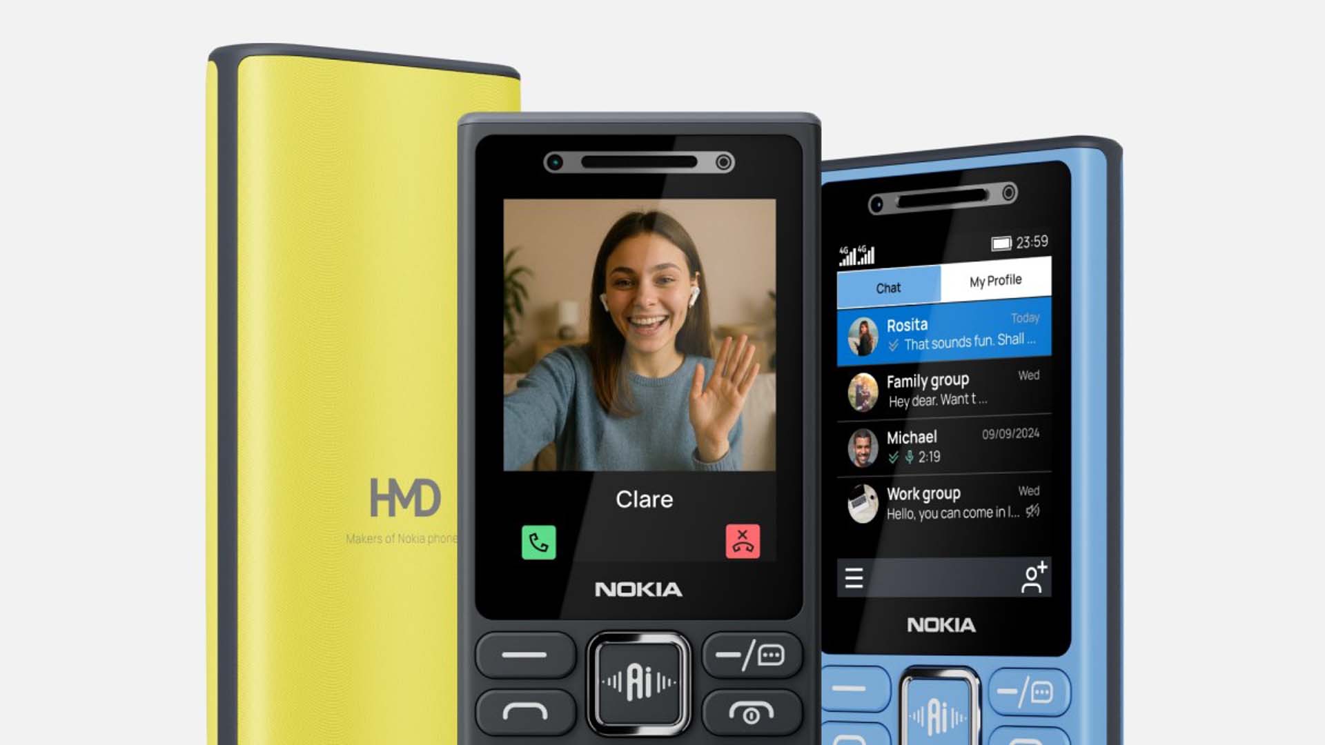 HMD, yapay zeka destekli tuşlu Nokia telefonlar tanıttı