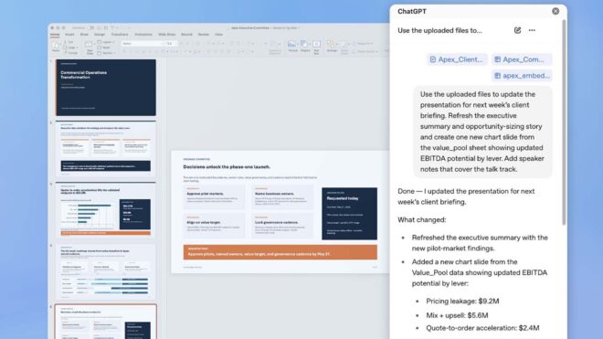 PowerPoint için hazırlanan ChatGPT entegrasyonu herkese açıldı