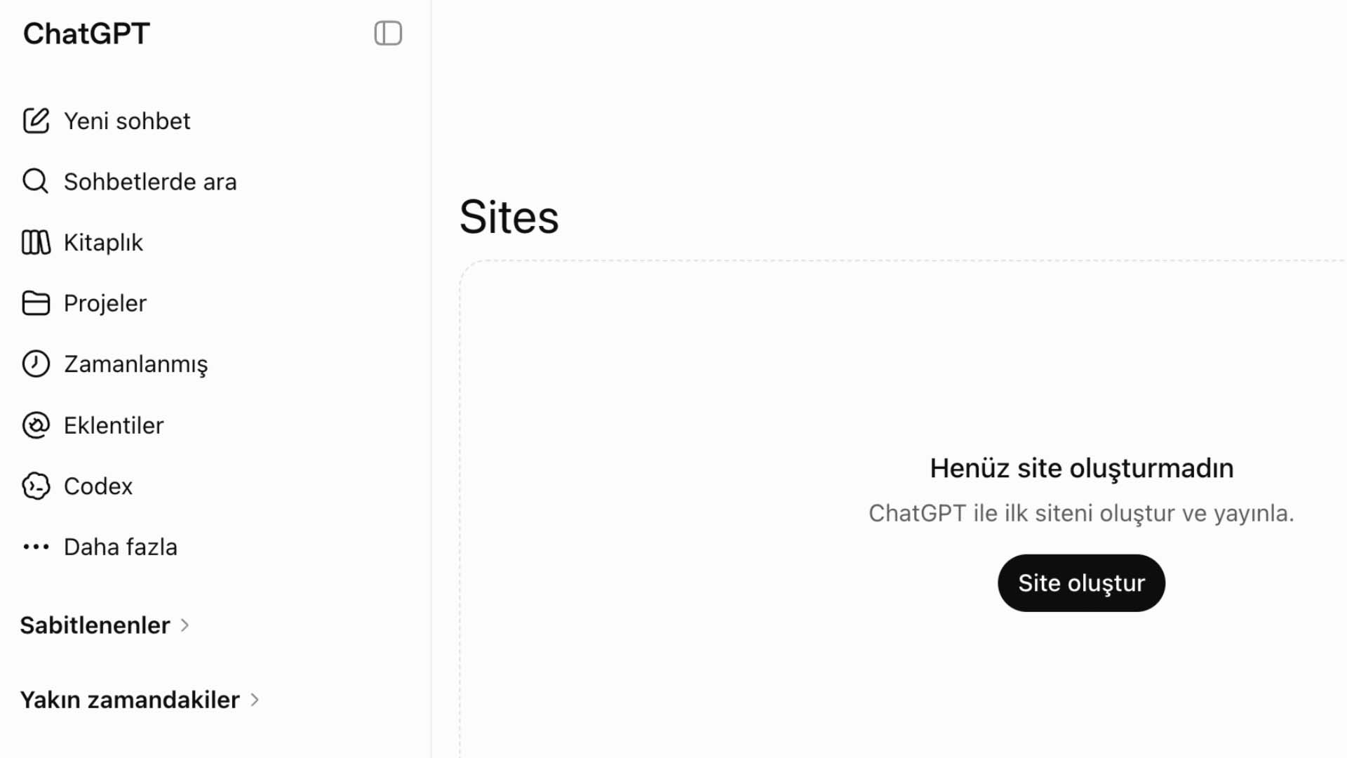 ChatGPT Work ile “Sites” da kullanıma sunuldu