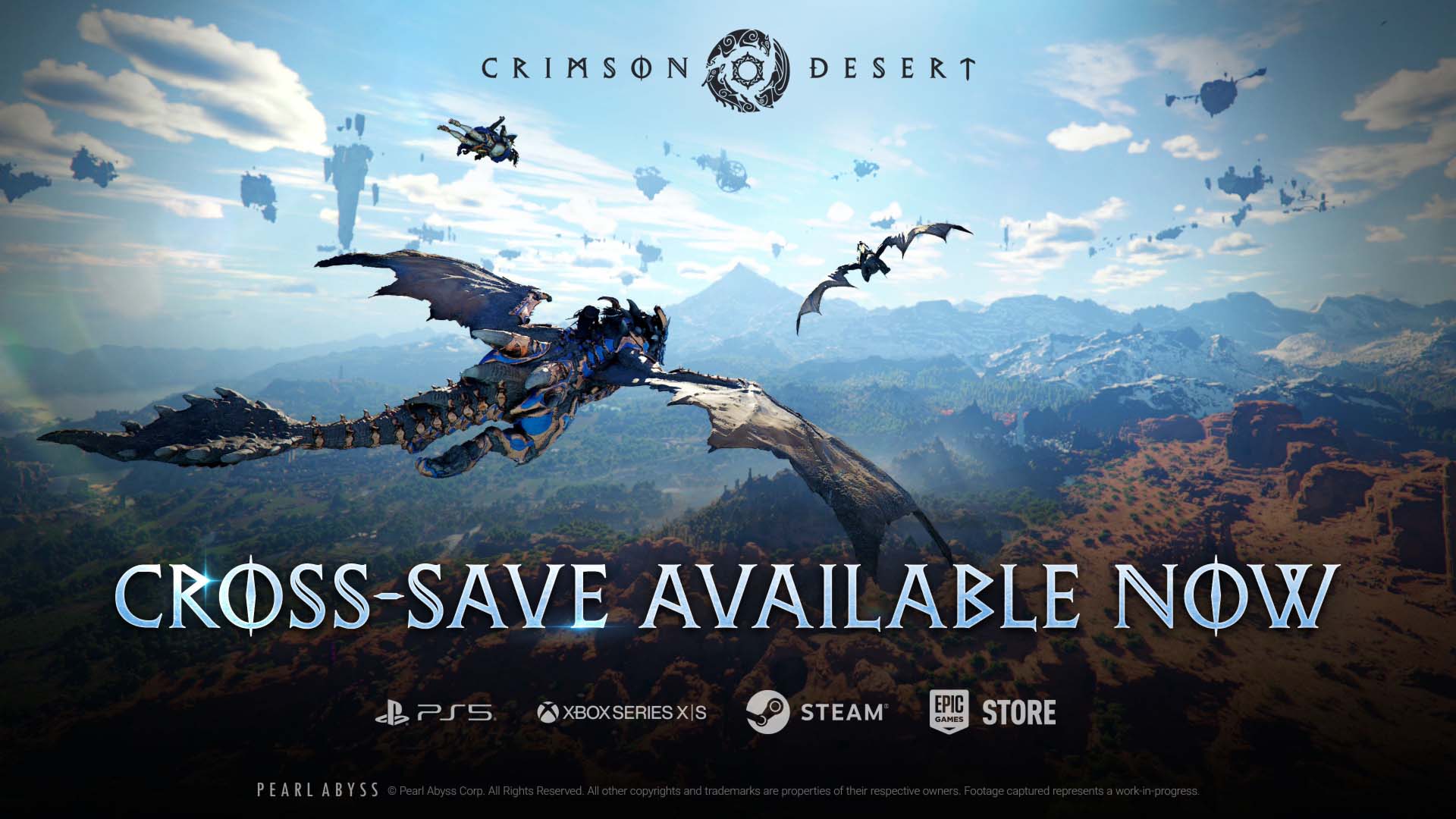 Crimson Desert için çapraz kayıt özelliği geldi