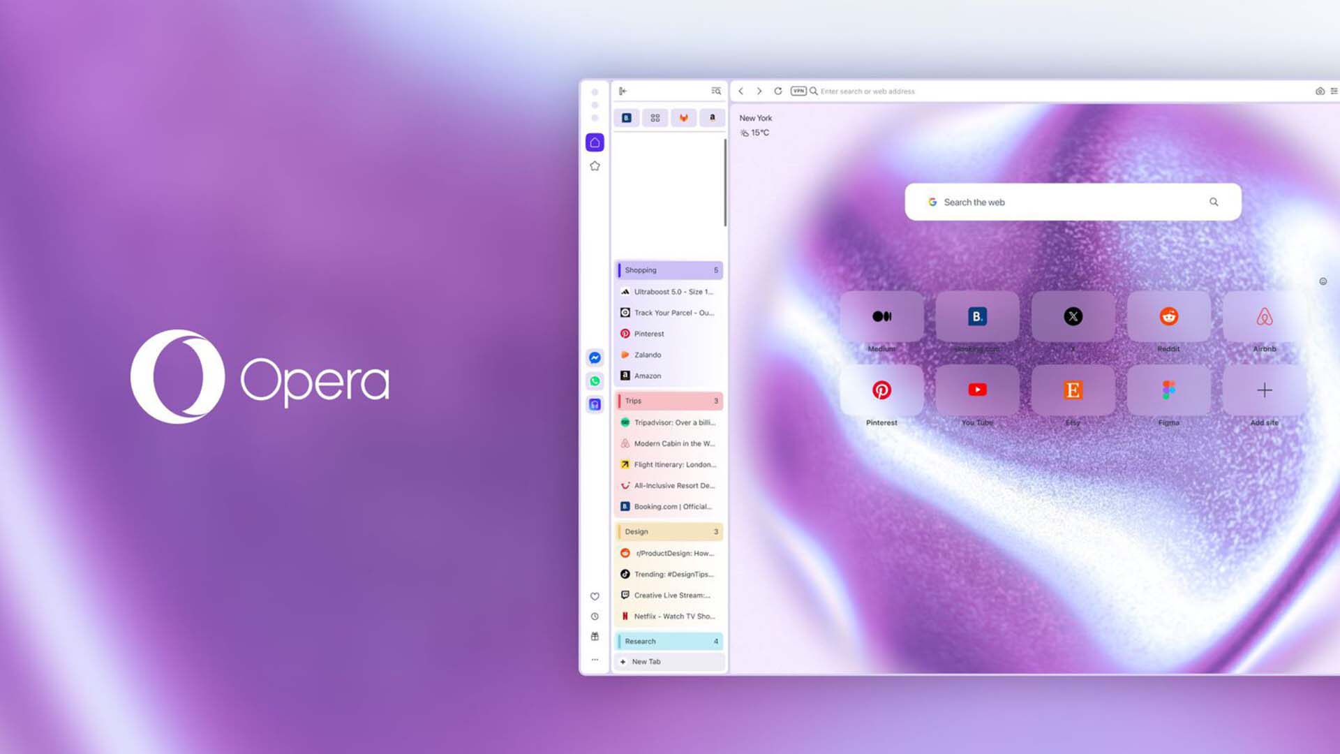 Opera One, dikey sekme desteği kazandı