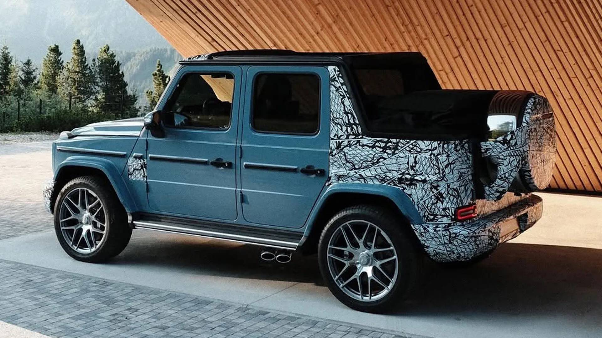 Mercedes-Benz G-Class Cabrio için yeni fotoğraflar paylaşıldı