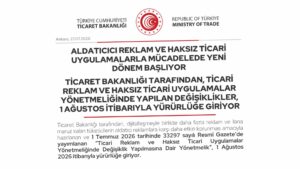 Ticaret Bakanlığı, aldatıcıcı reklam ve haksız ticari uygulamalarla mücadelede yeni dönem başlatıyor