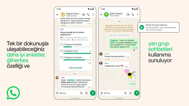 WhatsApp için kullanışlı yeni özellikler duyuruldu