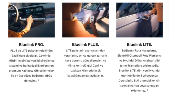 Hyundai Türkiye, üç farklı "Bluelink" aboneliği sunuyor
